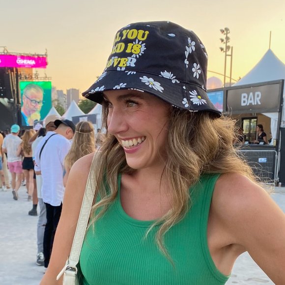 Paco Rabanne, Black Daisy Bucket Hat, One Size - Picture 4 of 4